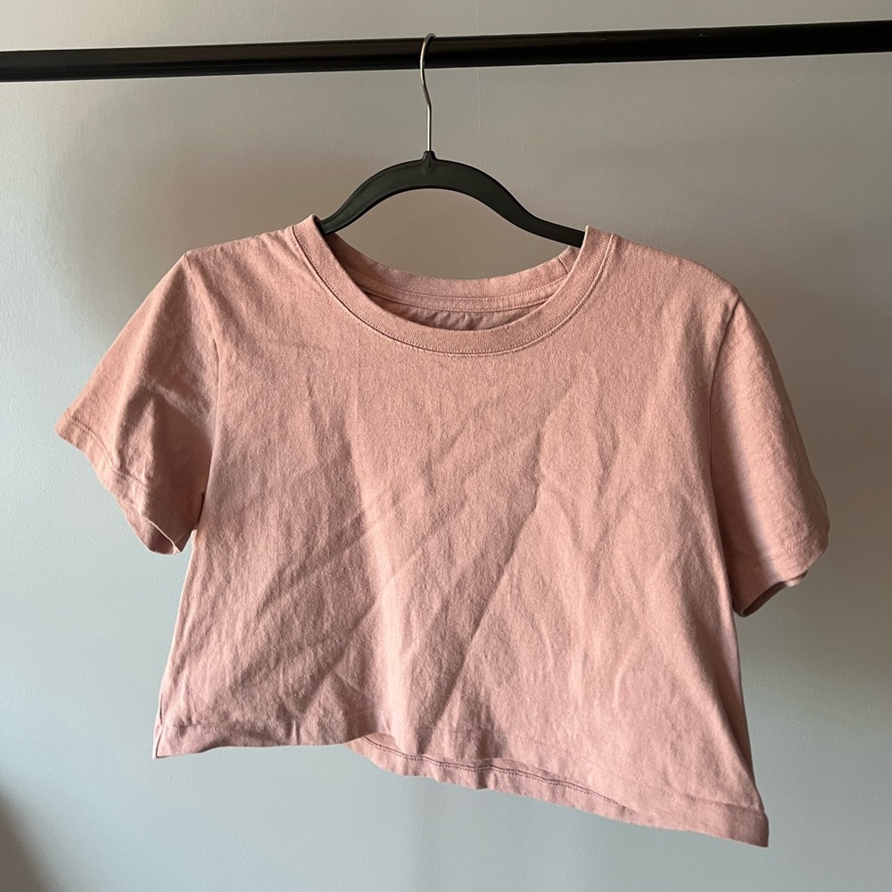 Dusty rose tee shirt